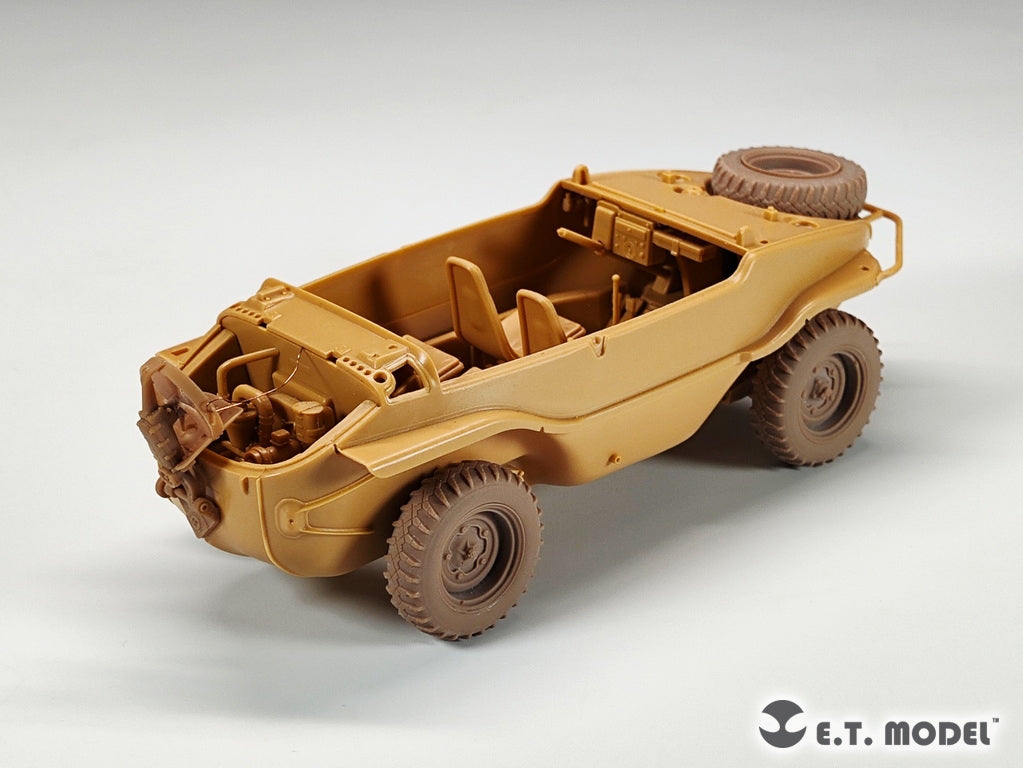 ET Model P35-136 WWII German Schwimmwagen Type166 Sagged wheels Wide For TAMIYA Kit 1/35 – Bild 8