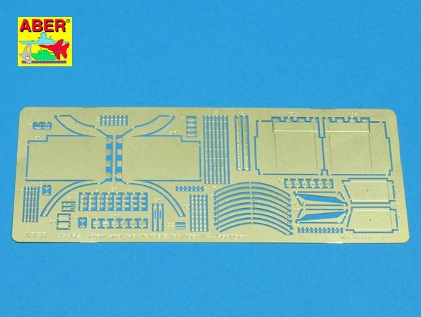 Aber 35A042 Ailes avant et arrière pour Tiger II et Jagdtiger (1/35)