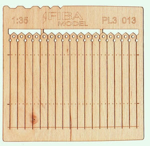 Model scene PL3-013 Wooden fence type 13 Wooden fence 1/35