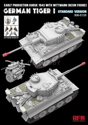 Rye Field Model 5139 Tiger I Early Production Wittmann Kursk 1943 Standart Version 1/35 – obrázek 2