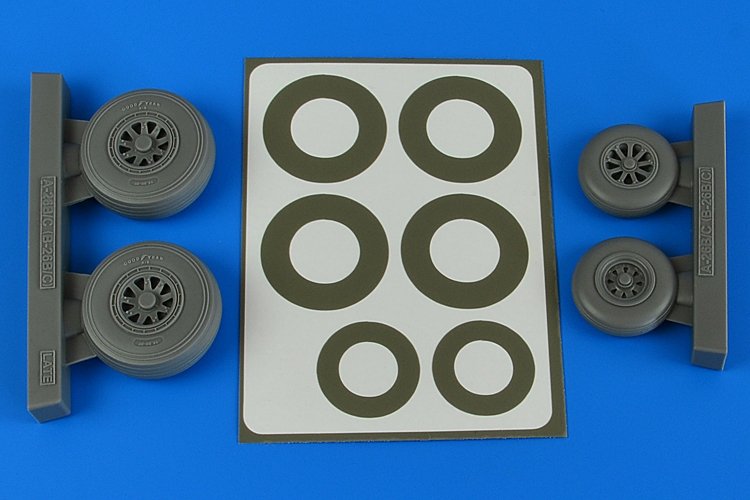 Roues et masques de peinture Aires 4843 A-26B/C (B-26B/C) Invader 1/48 ICM