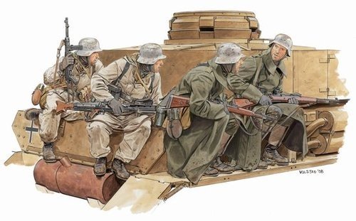 Dragon 6513 Winter Tank Riders 1943-44 1/35