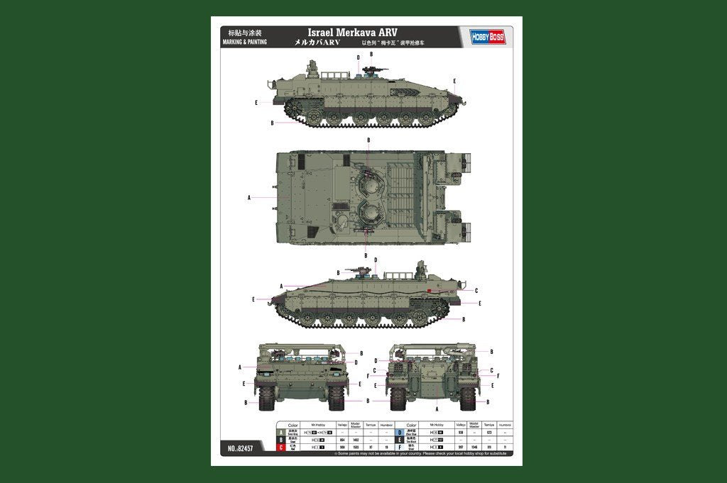 Hobby Boss 82457 Israel Merkava ARV 1/35 – image 3