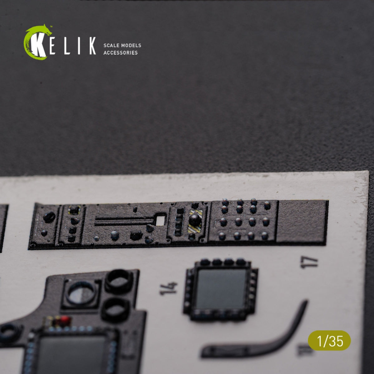 KELIK K35026 AH-64D Apache interior 3D decals for Meng kit 1/35 – image 4