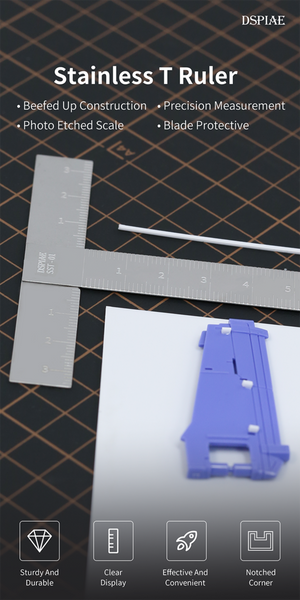 DSPIAE SST-01 Stainless Steel T-Ruler – image 4