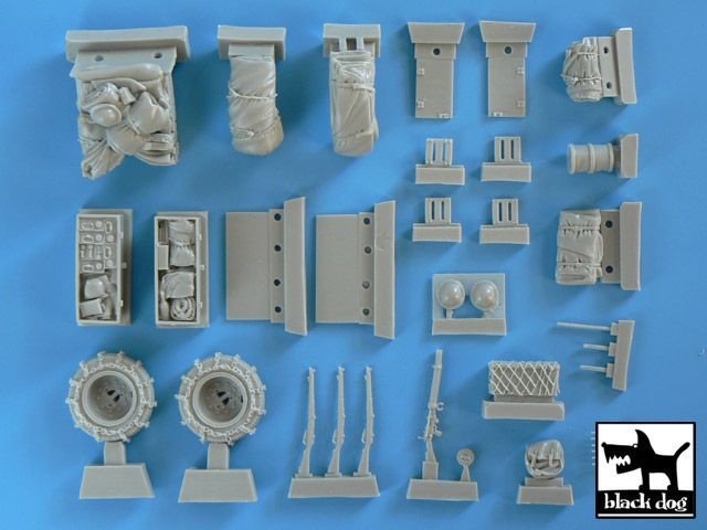 Black Dog T35013 Pattern 1920/sand tires for Roden1/35 – image 5