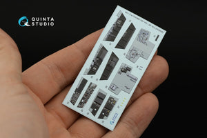 Quinta Studio QD48243 F/A-18F late / EA-18G 3D-Printed &amp;amp; colored Interior on decal paper ( Meng ) 1/48 – Bild 10