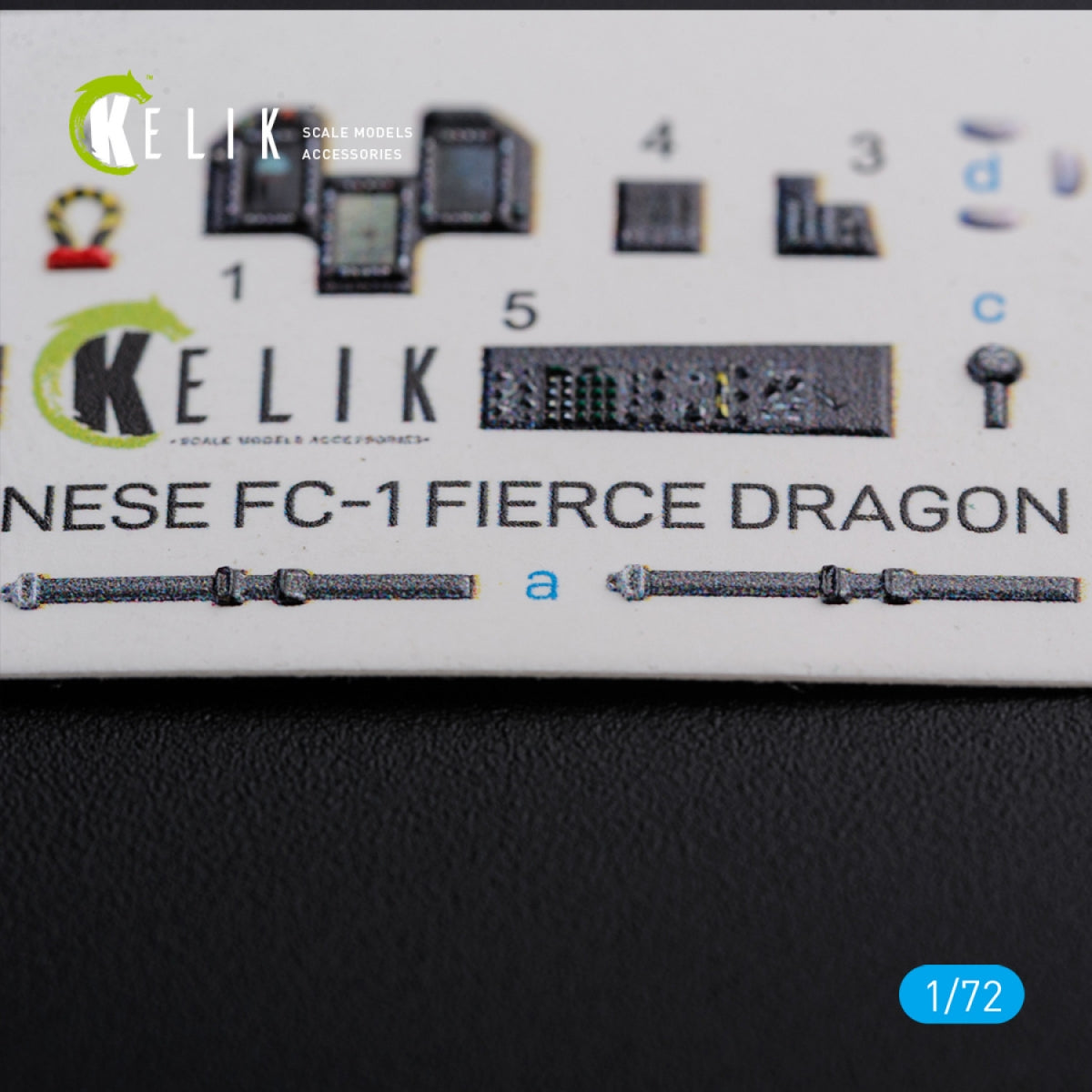 KELIK K72101 Chinese FC-1 Fierce Dragon interior 3D decals for Trumpeter kit 1/72 – imagen 5