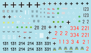 Star Decals 72-A1025 German tanks in Italy # 5. Cassino 1944. 1/72 – zdjęcie 3