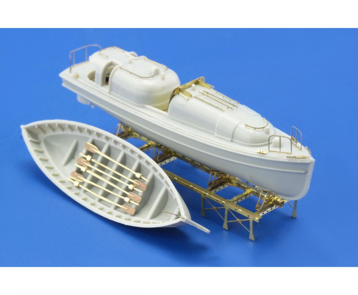 Eduard 53104 USS Arizona part 3 - life boats TRUMPETER 1/200 – imagen 5