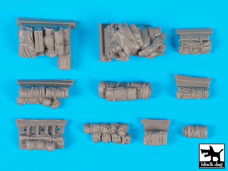 Black Dog T35142 Tentage+bedrols N 1/35 – image 6