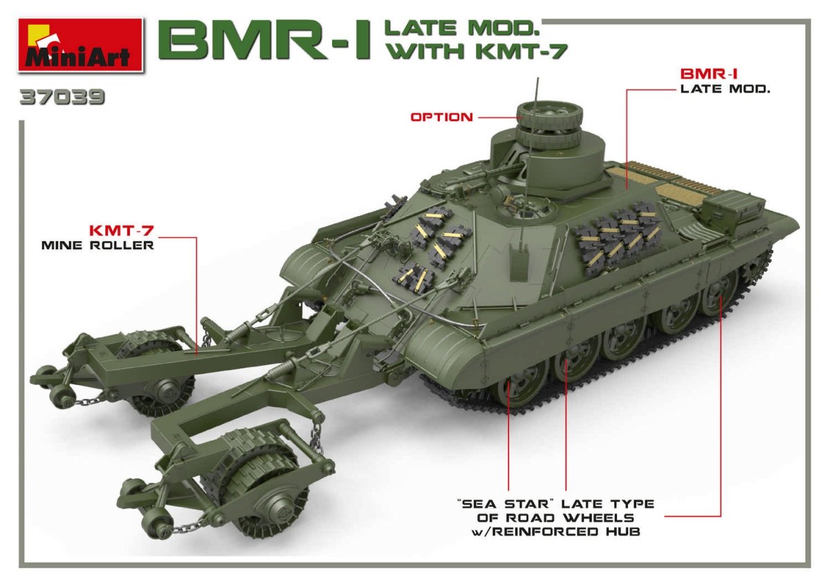 MiniArt 37039 BMR-1 Late Mod. with KMT-7 1/35 – image 17