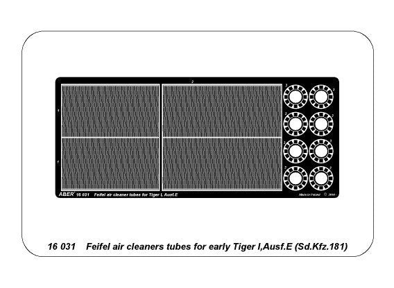 Aber 16031 Feifel air cleaners tubes for early Tiger I 1/16 – Bild 12