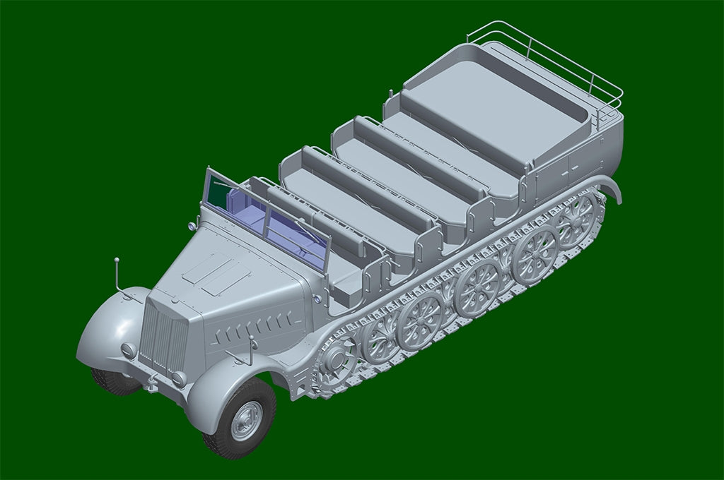 Trumpeter 09575 Schwerer Zugkraftwagen 18 t Sd.Kfz.9 Artillery Version 1/35 – image 11