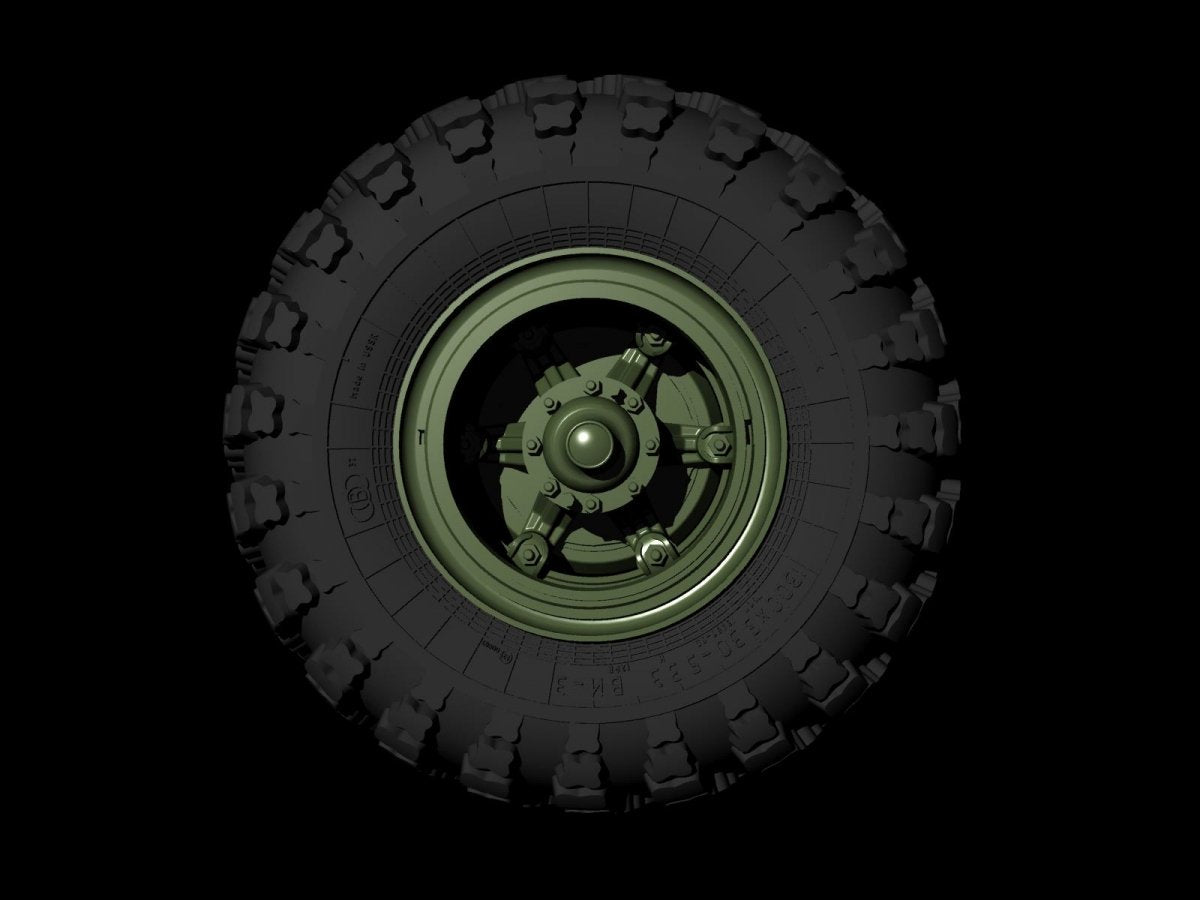 Panzer Art RE35-616 KRAZ-255B road wheels 1/35 – image 2