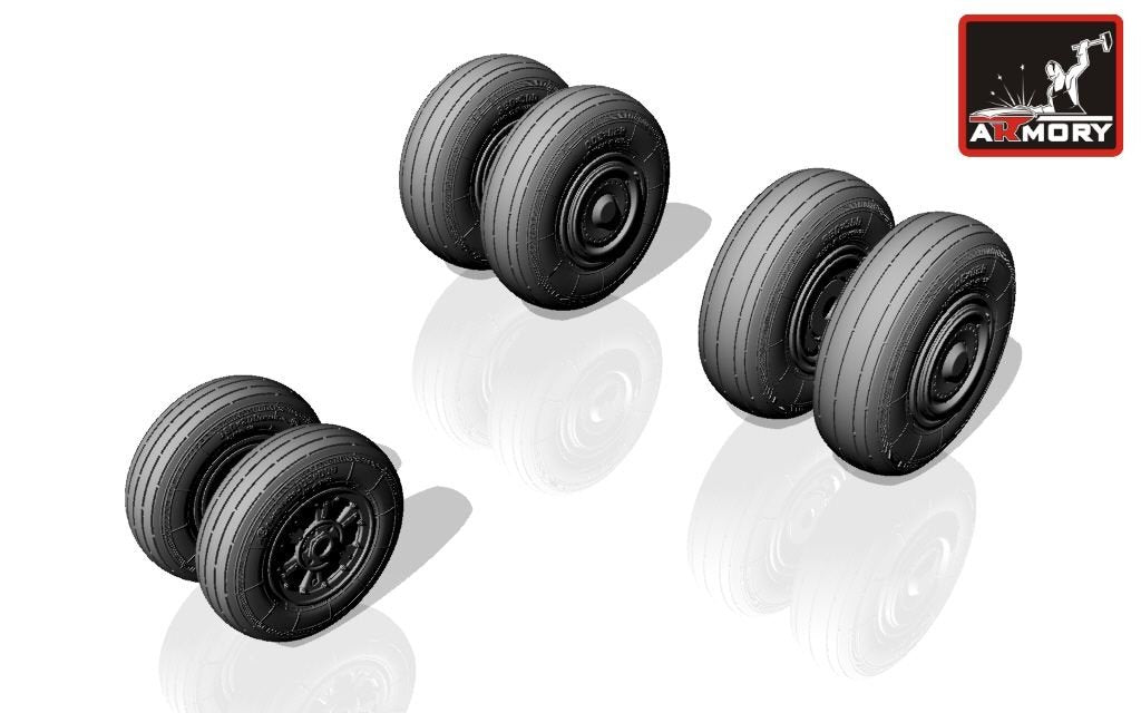 Armory Models AW72023 Sukhoj Su-24 Fencer early type wheels 1/72 – image 3