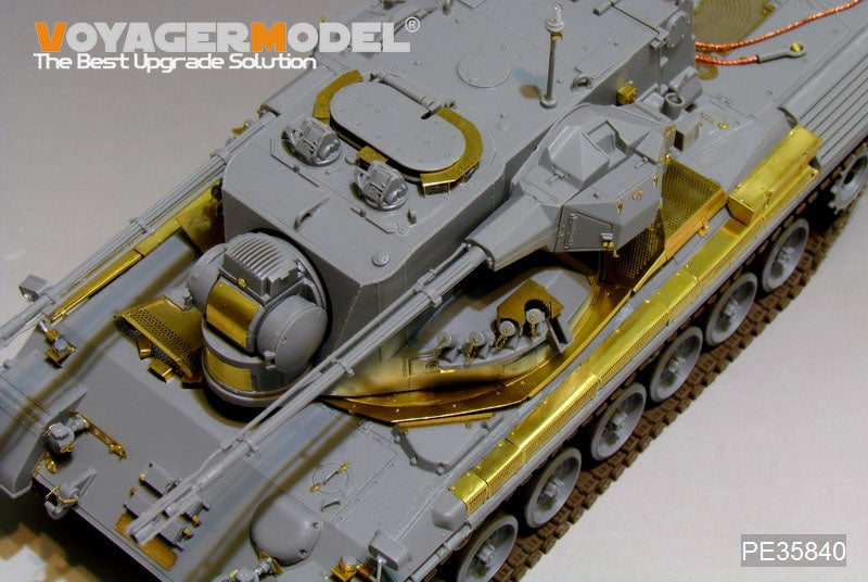 Maquette Voyager PE35840 Gepard A1 SPAAG allemand moderne de base pour TAKOM 2044 au 1/35 – image 11