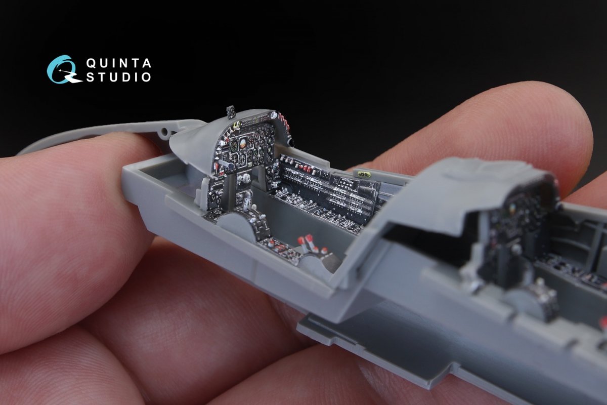 Quinta Studio QD48179 IA 58 Pucara 3D-Printed &amp;amp; colored Interior on decal paper (for Kinetic kit) 1/48 – image 4
