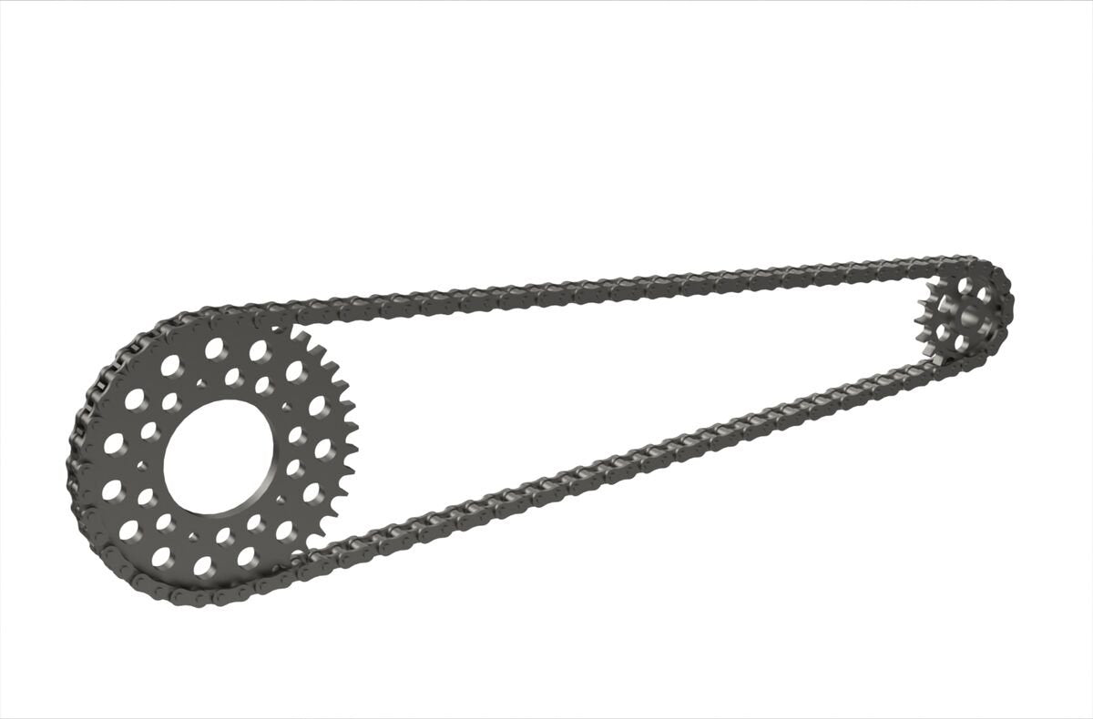 Falcon Scale Models FSM013 Honda NSR 500 &amp;#39;84 chain for Tamiya 14121 1/12 – immagine 3