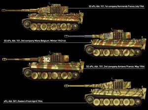 Academy 13287 GERMAN TIGER I Ver. MID 1/35 – obrázek 4