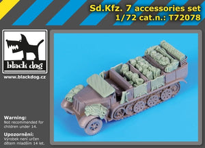 Black Dog T72078 Sd.Kfz 7 accessories set for Revell 1/72 – image 2