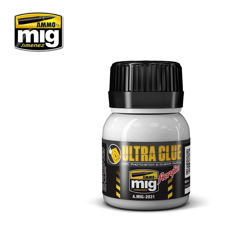 Ammo of Mig 2031 ULTRA GLUE - FOR ETCH, CLEAR PARTS & MORE