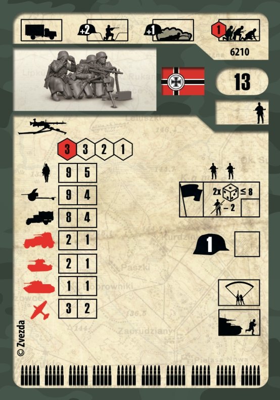 Zvezda 6210 German MG-34 machine-gun with crew 1941-1945 (winter) 1/72 – image 3