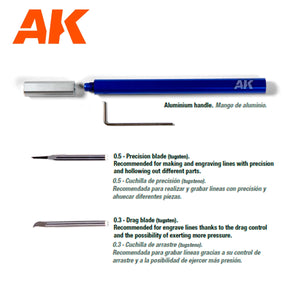 AK Interactive AK9321 TUNGSTEN STEEL ENGRAVING SCRIBER – image 3