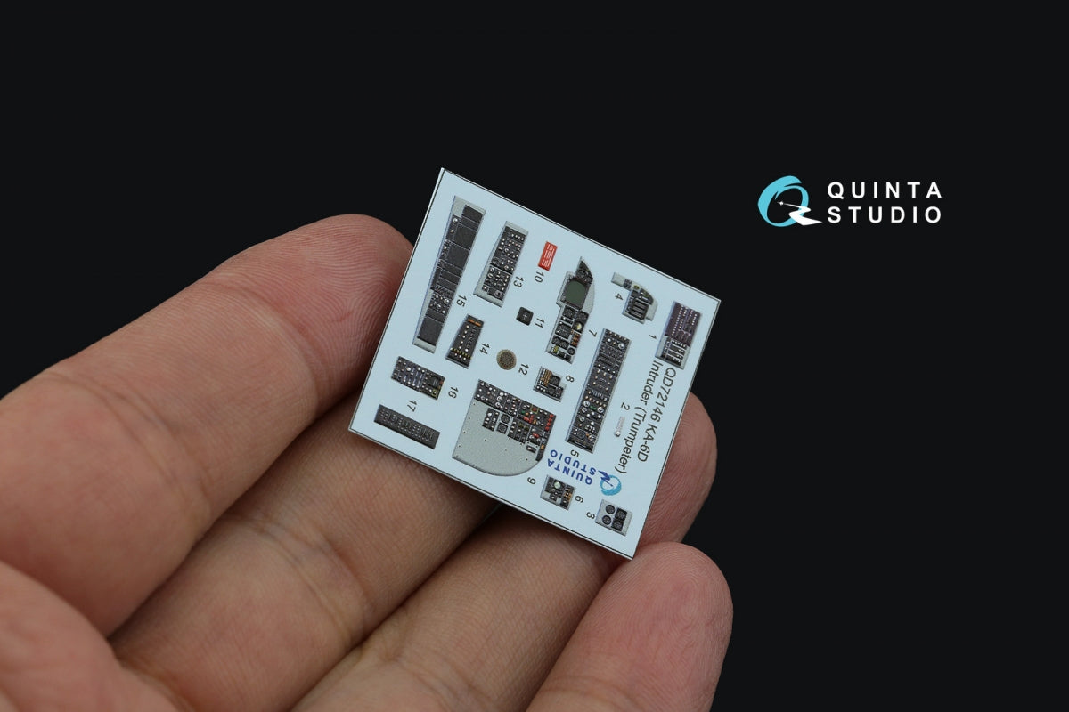 Quinta Studio QD72146 KA-6D Intruder 3D-Printed colored Interior on decal paper (conversion from Trumpeter) 1/72 – image 5