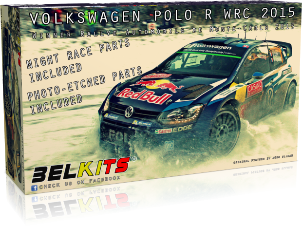 BelKits 010 VOLKSWAGEN POLO R WRC 2015 1/24