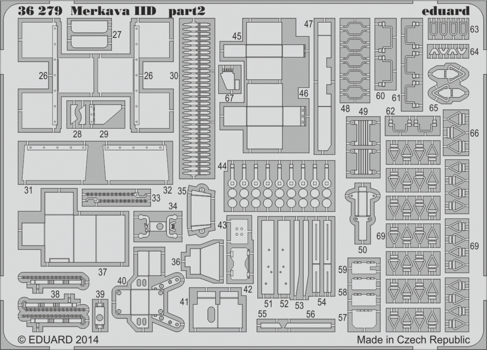 Eduard 36279 Merkava IID 1/35 ACADEMY – image 2