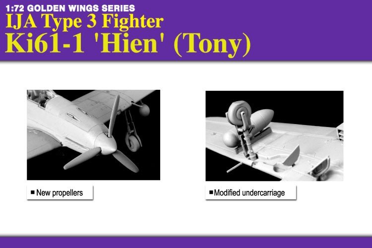 Dragon 5028 IJA Type 3 Fighter Ki61-1 &amp;#39;Hien&amp;#39; (Tony) 1/72 – image 2