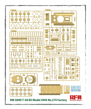 Rye Field Model 5040 T-34/85 Model 1944 No.174 Factory 1/35 – obrázek 2