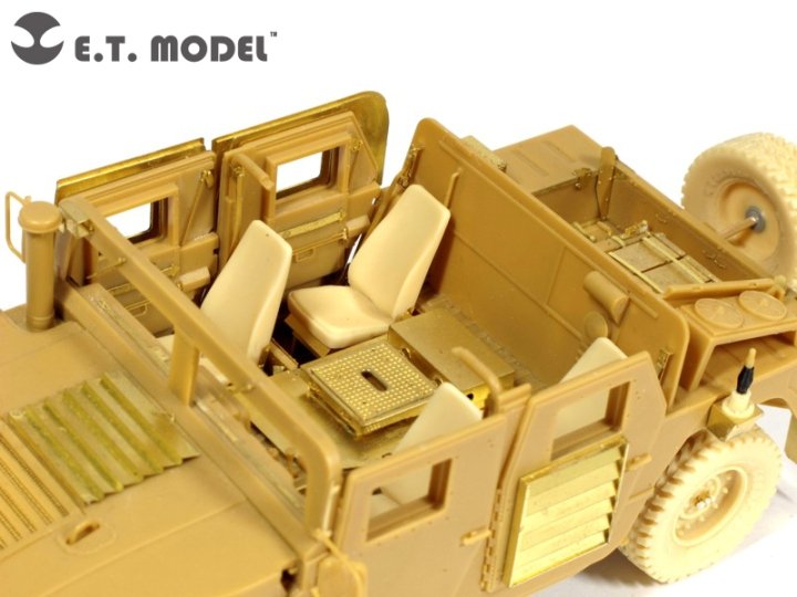 ET Model E35-076 US ARMY M1114 HUMVEE High Back Seats (For BRONCO Kit) (1/35) – image 2