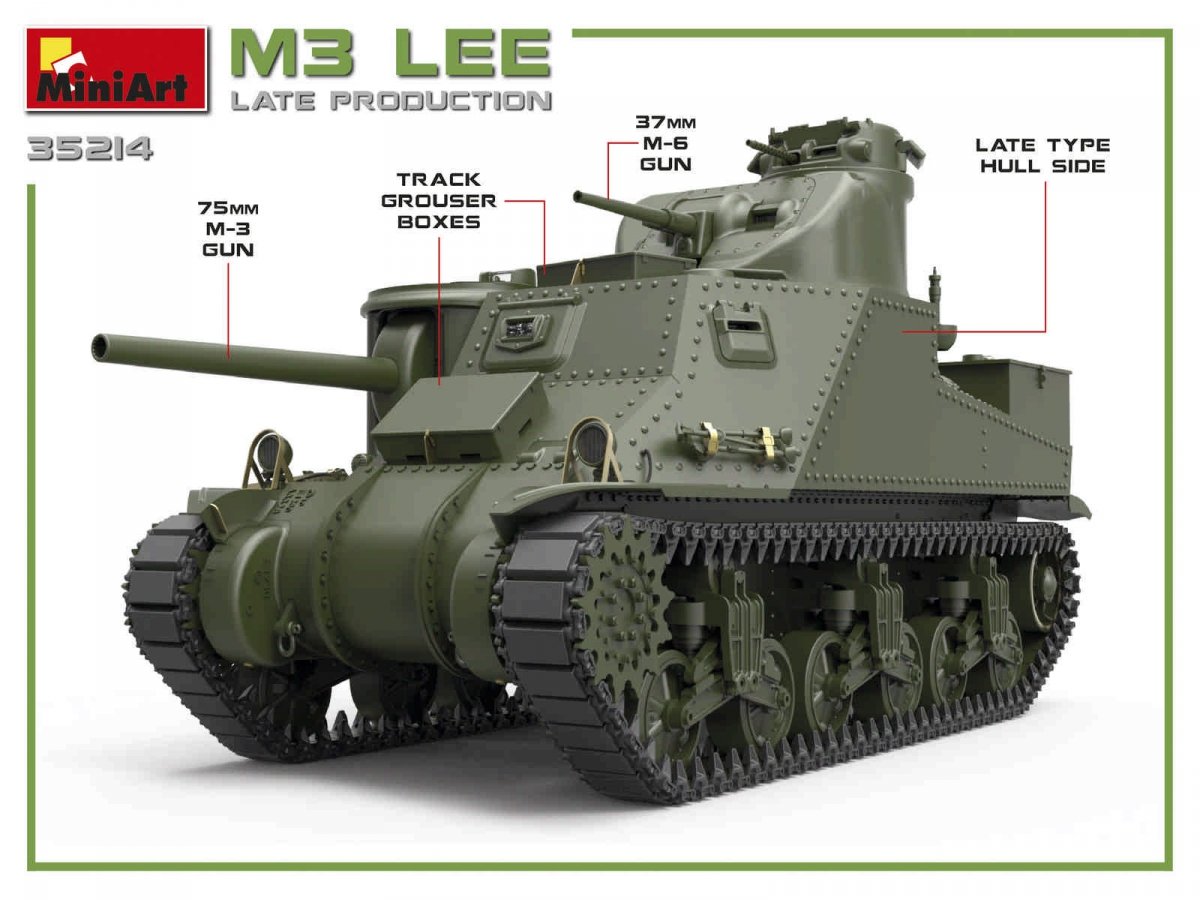 MiniArt 35214 M3 LEE LATE PROD 1/35 – image 2