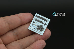 Quinta Studio QD48619 A-4C Skyhawk 3D-Printed &amp; coloured Interior on decal paper ( Hobby Boss ) 1/48