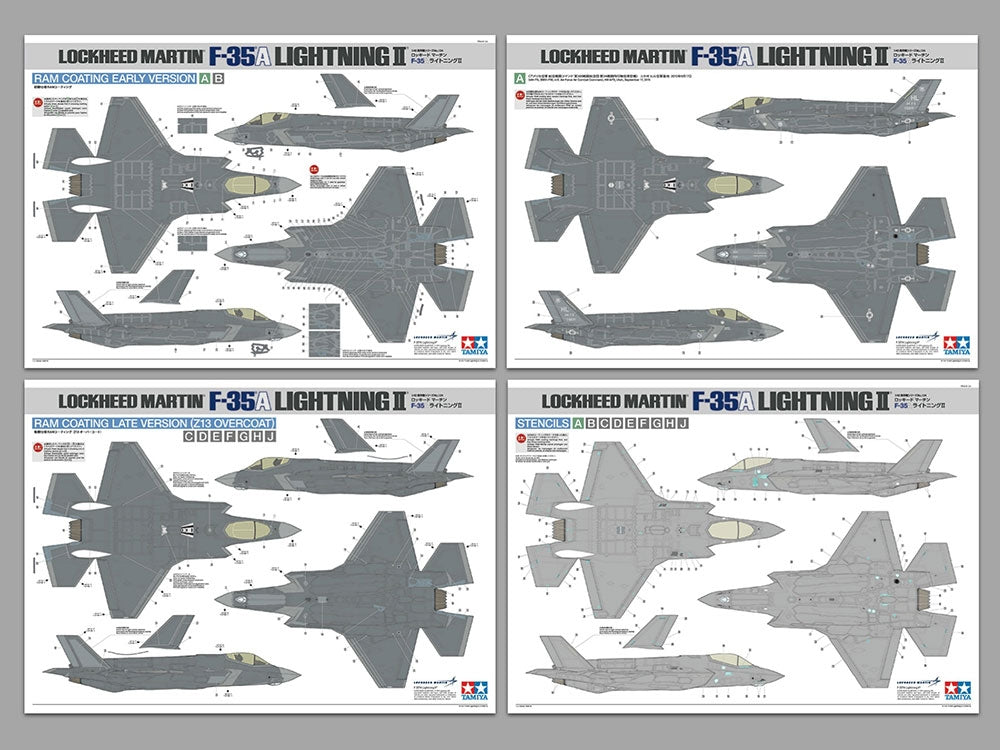 Tamiya 61124 Lockheed Martin F-35A Lightning II 1/48 – obrázek 20