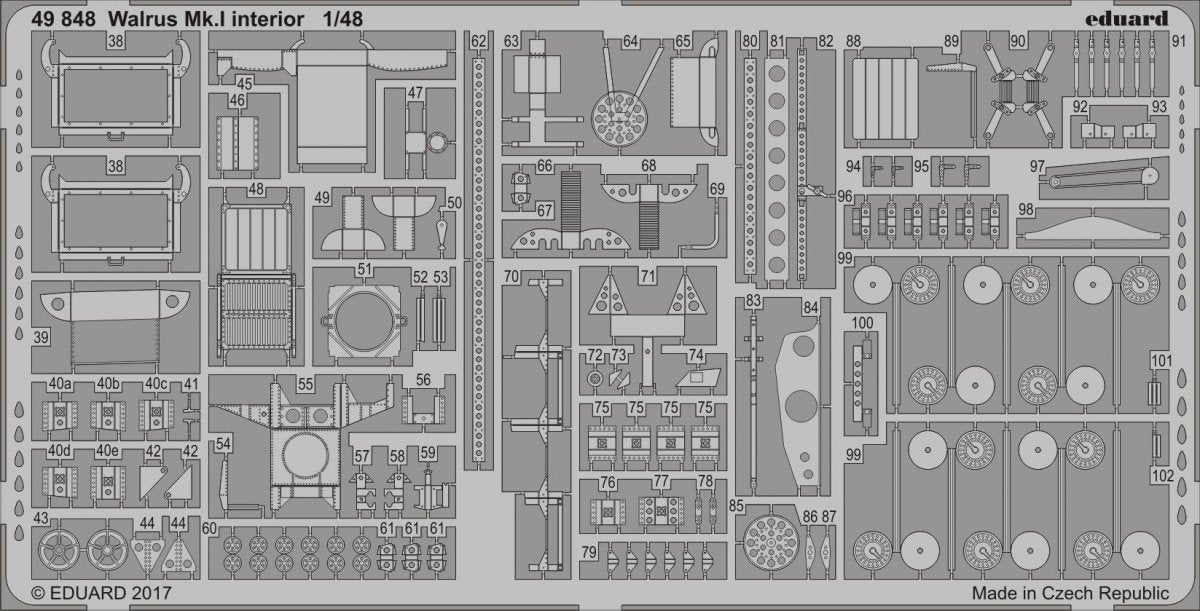 Eduard 49848 Walrus Mk. And interior AIRFIX 1/48 – image 2