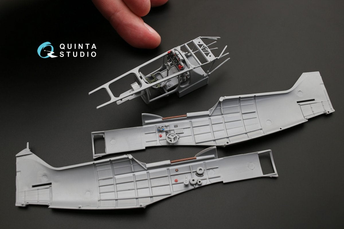 Quinta Studio QD48066 La-5FN 3D-Printed &amp;amp; colored Interior on decal paper (for Zvezda kit) 1/48 – image 6