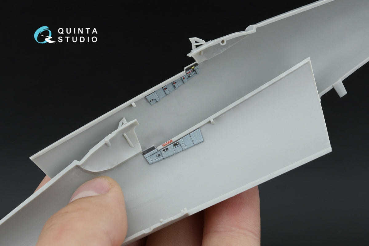 Quinta Studio QD48598 F-15A/F-15C Early/F-15J Early 3D-Printed &amp;amp; colored Interior on decal paper (Hasegawa) 1/48 – image 3