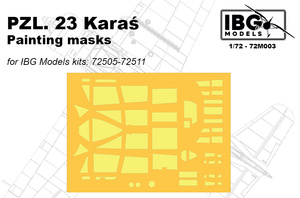 IBG 72M003 PZL 23 Karaś - PAINTING MASKS 1/72