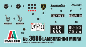 Italeri 3686 LAMBORGHINI MIURA 1/24 – zdjęcie 2