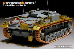 Voyager Model PE35837 WWII German StuG.III Ausf.E fenders For DRAGON 6688 1/35 – image 2