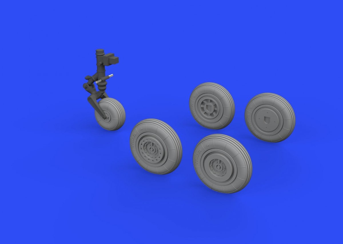 Eduard 672228 MiG-17 wheels 1/72 AIRFIX – image 3