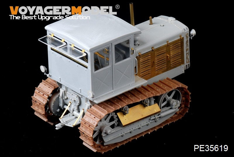 Voyager Model PE35619 WWII Soviet ChTZ S-65 Tractor w/Cab For TRUMPETER 05539 1/35 – Bild 6