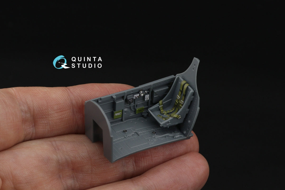 Quinta Studio QD48587 P-40E Warhawk 3D-Printed &amp;amp; colored Interior on decal paper (Eduard) 1/48 – image 9