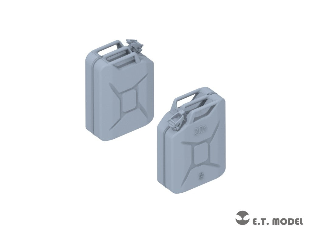 ET Model P35-263 Russian 20L FUEL CANS SET 5+5 1/35 – obrázek 2
