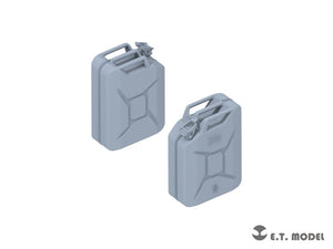 ET Model P35-263 Russian 20L FUEL CANS SET 5+5 1/35 – obrázek 2
