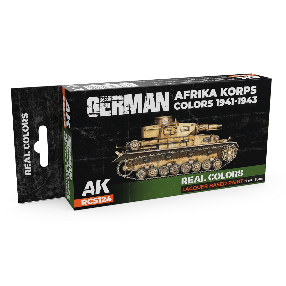 AK Interactive RCS124 Couleurs de l'Afrika Korps allemand 1941-1943 6x17ml