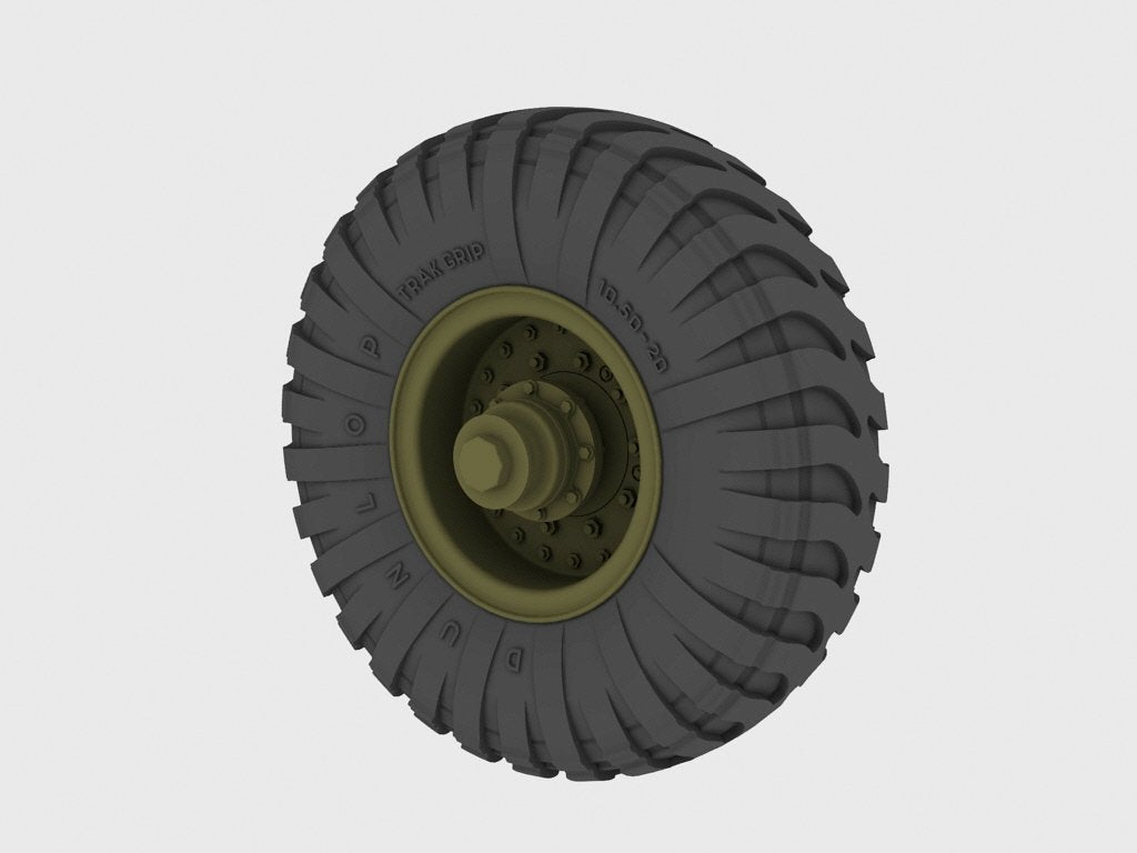 Panzer Art RE35-305 Matador/Dorchester/AEC Road wheels (Dunlop) 1/35 – Bild 2